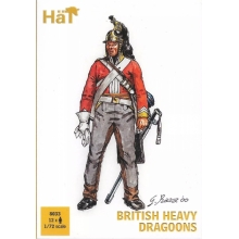 HAT 8308 1:72 NAPOLEONIC BRITISH HEAVY DRAGOONS ( 12 MTD )