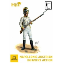 HAT 8327 1:72 NAPOLEONIC AUSTRIAN INFANTRY ACTION ( 48 )