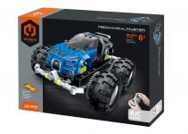 QIHUI 8034 TECH BRICKS R C RACING CAR BLUE 177 PCS