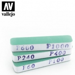 VALLEJO 04002 HERRAMIENTAS MODELISMO SET DE 3 FLEXI SANDERS DOBLE GRANO 90 X 19 X 12MM