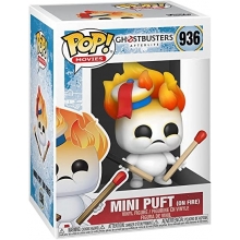 FUNKO 48492 POP MOVIES GHOSTBUSTERS AFTERLIFE MINI PUFT ON FIRE