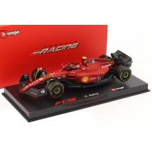 BURAGO 36831 1:43 SFR FERRARI 2022 SEASON CAR W DRIVER SAINZ ITALIAN GP FORMULA 1