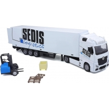 BURAGO 31471 1:43 STREET FIRE HAULERS LIFT & LOAD ( MERCEDES )