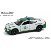 GREENLIGHT 86605 2006 DODGE CHARGER POLICE * CARABINEROS DE CHILE * , WHITE GREEN 1:43