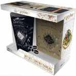 ABYSSE HARRY POTTER MARAUDERS MAP GLASS + PIN + NOTEBOOK GIFT SET
