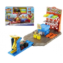 MATTEL HFB12 HOT WHEELS MONSTER TRUCKS ESTACION DE EXPLOSIONES