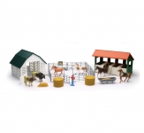 NEWRAY 05516A 1:32 FARM SET FENCES & ANIMALS