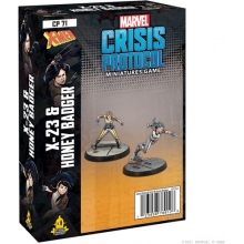 ASMODEE 12455 MARVEL CRISIS PROTOCOL X 23 & HONEY BADGER CHTR PK