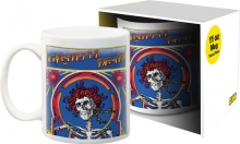 AQUARIUS 56715 GRATEFUL DEAD SKULL & ROSES LP COVER ART 11OZ MUG