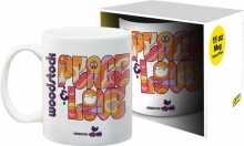 AQUARIUS 56814 WOODSTOCK PEACE & LOVE 11OZ BOXED MUG