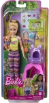 MATTEL HDF70 BARBIE FAMILY CAMPING SISTER AND PET STACIE