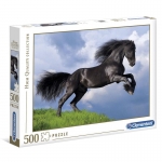 CLEMENTONI 35071 PUZZLE 500 PIEZAS CABALLO NEGRO FRESIA