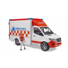 BRUDER 02676 MB SPRINTER AMBULANCE WITH DRIVER AND L+S MODULE