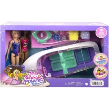 MATTEL HHG60 BARBIE MERMAID POWER BOTE CON MUECAS