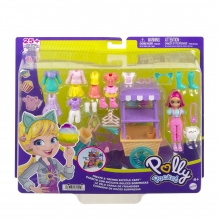 MATTEL HHX76 POLLY POCKET CARRITO DE DULCES SORPRESAS