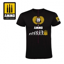 AMMO MIG JIMENEZ AMIG8075 T SHIRT 20 YEARS OF WEATHERING ( L )