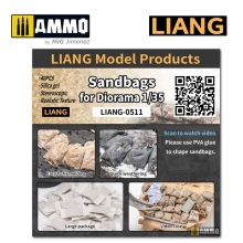 AMMO MIG JIMENEZ LIANG 0511 SAND BAGS FOR DIORAMA