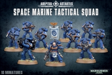 WARHAMMER 99120101316 SPACE MARINES TACTICAL SQUAD