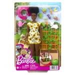 MATTEL HCD45 BARBIE SET DE JARDINERIA MUECA Y MASCOTAS