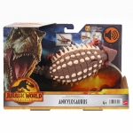 MATTEL HDX36 JURASSIC WORLD ANKYLOSAURUS DINOSAURIO RUGE Y ATACA