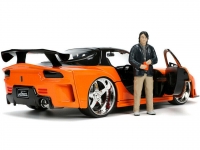 JADA 33174 1:24 HWR FF MAZDA RX7 W HAN FIGURE