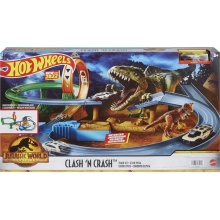MATTEL HJC53 HOT WHEELS CHARACTER CARS CIRCUITO JURASSIC WORLD