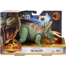 MATTEL HDX40 JURASSIC WORLD TRICERATOPS RUGE Y ATACA