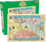 AQUARIUS 53738 WIZARD OF OZ MAP 500 PIEZAS PUZZLE