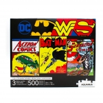 AQUARIUS 61696 DC COMICS 3 X 500 PIEZAS PUZZLE SET