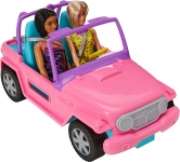 MATTEL GVK02 BARBIE JEEP CON MUECA Y AMIGA