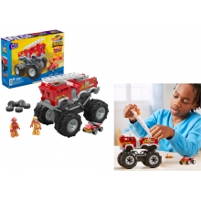 MATTEL HHD19 MEGA HOT WHEELS 5 ALARM MONSTER TRUCK & ATV