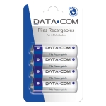 DATACOM 385921 PILA RECARGABLE AA 2500 MAH * 4