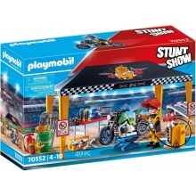 PLAYMOBIL PM70552 STUNTSHOW TIENDA TALLER