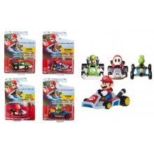 JAKKS 403034 SUPER MARIO KART RACERS WAVE 5 MARIO, LUIGI, SHY GUY, YOSHI