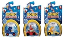 JAKKS 409184 SONIC 1:64 DIECAST ASST VEHICLES 4 SONIC,2 TAILS,2 DR EGGMA