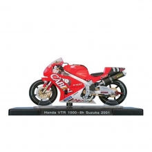 MAGAZINE ROSSI1006 1:18 2001 HONDA VTR 1000 VALENTINO ROSSI 46 COLLE