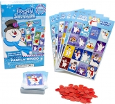 AQUARIUS 29696 FROSTY SNOWMAN FAMILY BINGO