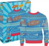 AQUARIUS 58894 FESTIVUS UGLY CHRISTMAS SWEATER SHAPED 1000 PIEZAS PUZZLE