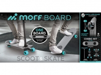 JAKKS 39015.4L1 MORFBOARD SKATE N SCOOTER