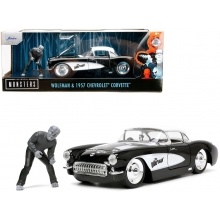 JADA 32195 1:24 1957 CORVETTE W THE WOLFMAN