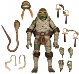 NECA 54187 FIGURA TORTUGA NINJA MICHAEL ANGELO MOMIA 7PULGADAS