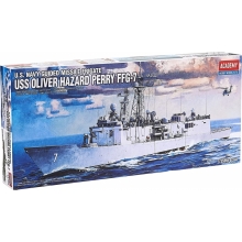 ACADEMY 14102 1:350 USS OLIVIER HAZARD PERRY FFG 7