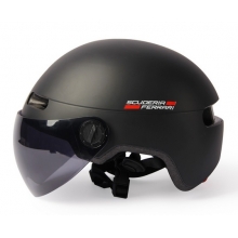 FERRARI FAH23 ADJUSTABLE HELMET BLACK