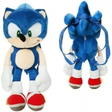 AI 24130 SONIC 18PULG PLUSH BACKPACK ( BLUE )