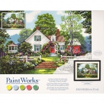 DIMENSIONS 91804 SUMMER COTTAGE PAINT BY NUMBER ( 20 PULGX14 PULG )