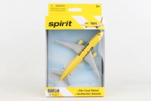 REALTOY RT3874 SPIRIT AIRLINES AIRBUS A320 ( 5 PULG WINGSPAN ) ( DIECAST )