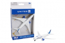 REALTOY RT6264 UNITED AIRLINES B787 ( 5 PULG WINGSPAN ) ( DIECAST )