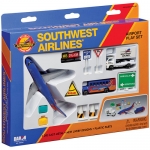 REALTOY RT8181 SOUTHWEST AIRLINES B737 DIECAST PLAYSET ( 13PC SET )