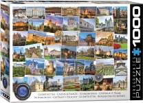 EUROGRAPHICS 6000-0762 GLOBETROTTER CASTLES + PALACES PUZZLE 1000 PIEZAS