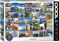 EUROGRAPHICS 6000-0780 GLOBETROTTER CANADA PUZZLE 1000 PIEZAS